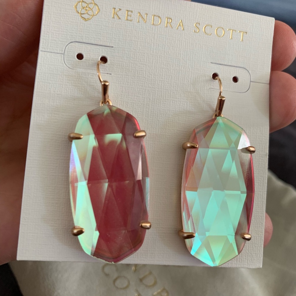 Kendra Scott Rose Gold Statement Earrings